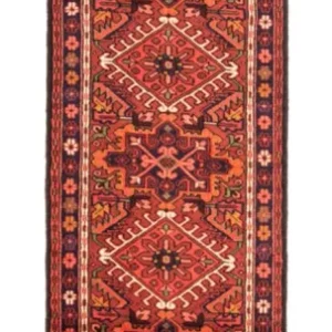 Corredor Tapete Persa - Nomadic - 296 x 70 cm - vermelho