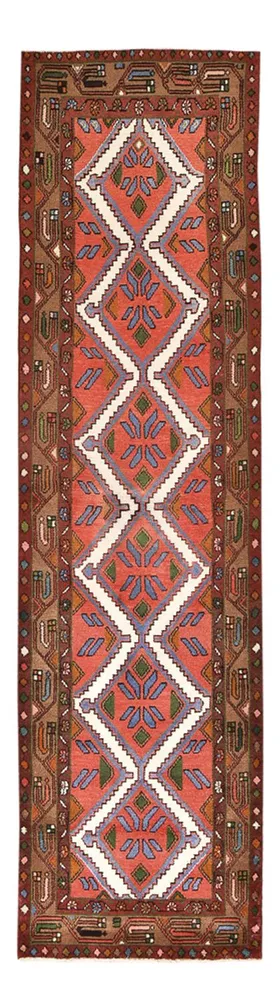 Corredor Tapete Persa - Nomadic - 303 x 81 cm - vermelho