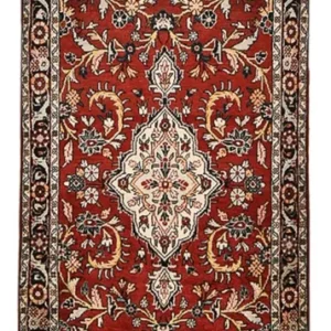 Corredor Tapete Persa - Nomadic - 307 x 109 cm - vermelho escuro