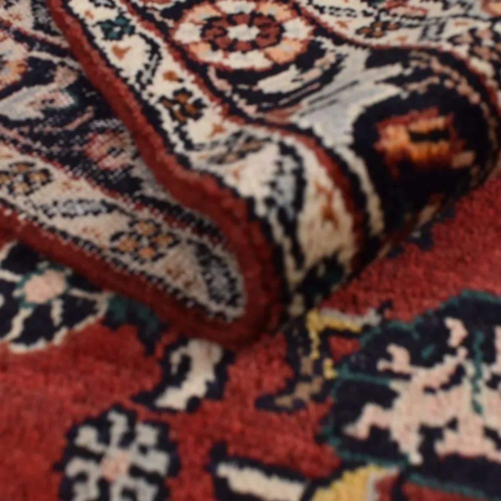 Corredor Tapete Persa - Nomadic - 307 x 109 cm - vermelho escuro