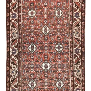 Corredor Tapete Persa - Nomadic - 307 x 111 cm - ferrugem