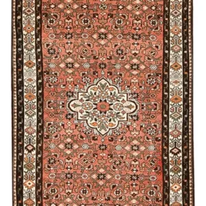 Corredor Tapete Persa - Nomadic - 308 x 128 cm - vermelho claro