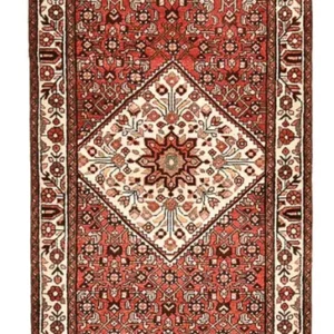 Corredor Tapete Persa - Nomadic - 311 x 107 cm - vermelho