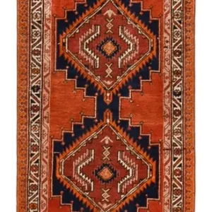 Corredor Tapete Persa - Nomadic - 315 x 93 cm - vermelho