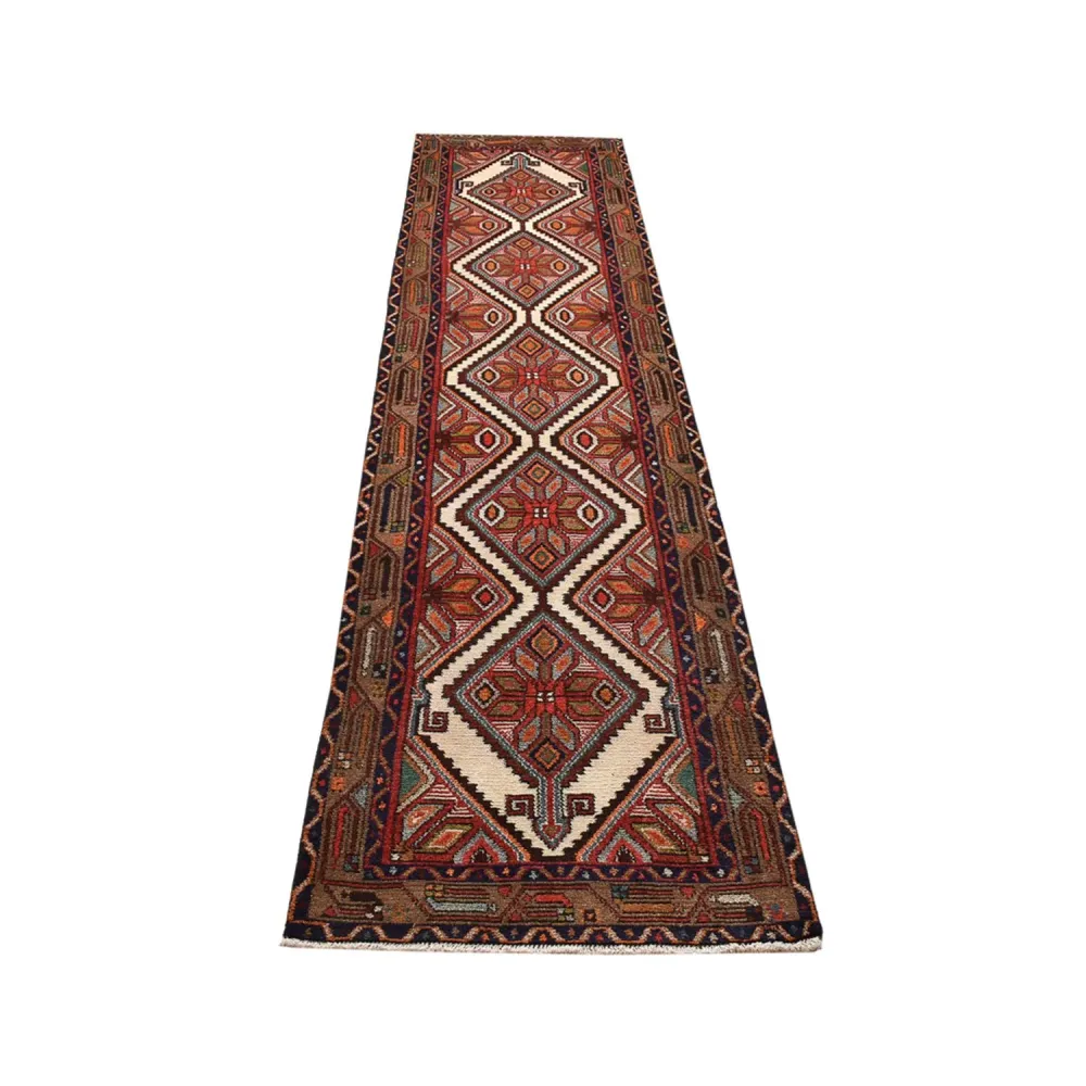 Corredor Tapete Persa - Nomadic - 316 x 75 cm - vermelho claro