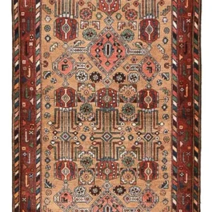 Corredor Tapete Persa - Nomadic - 319 x 112 cm - multicolorido