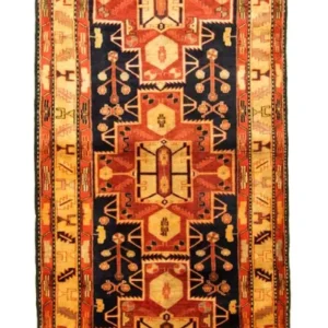 Corredor Tapete Persa - Nomadic - 320 x 113 cm - laranja