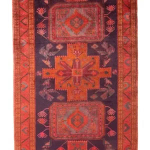 Corredor Tapete Persa - Nomadic - 320 x 140 cm - ferrugem