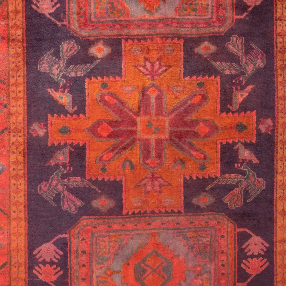 Corredor Tapete Persa - Nomadic - 320 x 140 cm - ferrugem