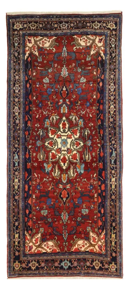 Corredor Tapete Persa - Nomadic - 331 x 145 cm - vermelho