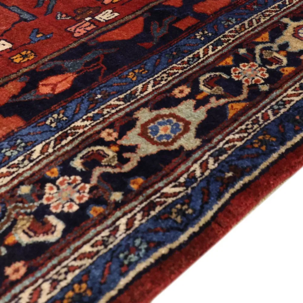 Corredor Tapete Persa - Nomadic - 331 x 145 cm - vermelho