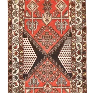 Corredor Tapete Persa - Nomadic - 338 x 121 cm - multicolorido