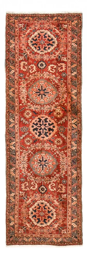 Corredor Tapete Persa - Nomadic - 340 x 114 cm - vermelho