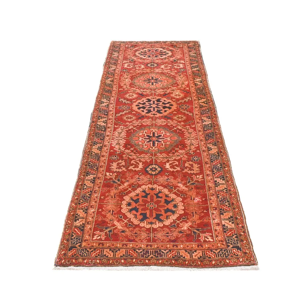 Corredor Tapete Persa - Nomadic - 340 x 114 cm - vermelho