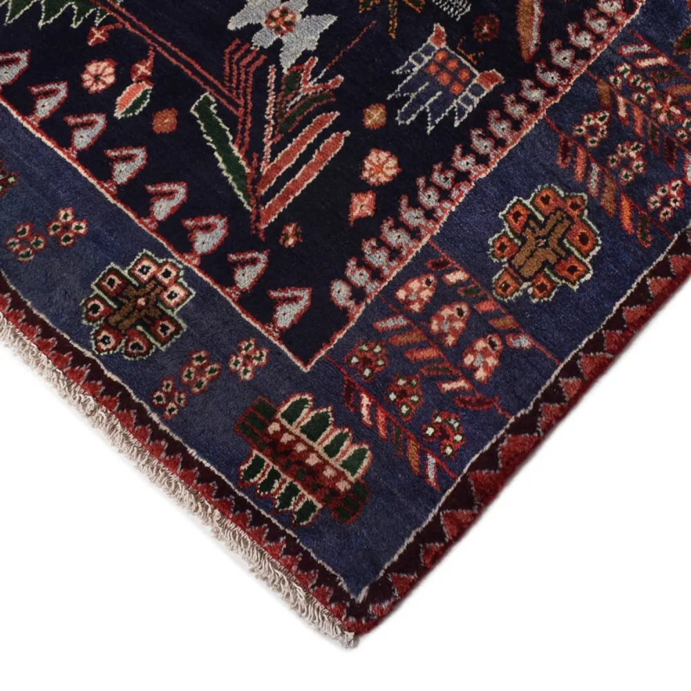 Corredor Tapete Persa - Nomadic - 382 x 168 cm - vermelho escuro