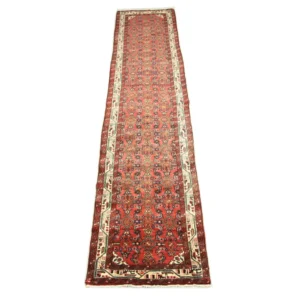 Corredor Tapete Persa - Nomadic - 385 x 80 cm - vermelho