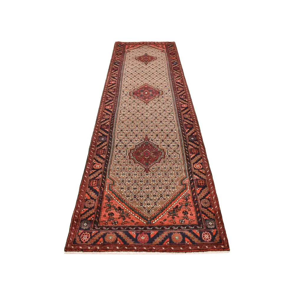 Corredor Tapete Persa - Nomadic - 396 x 105 cm - areia