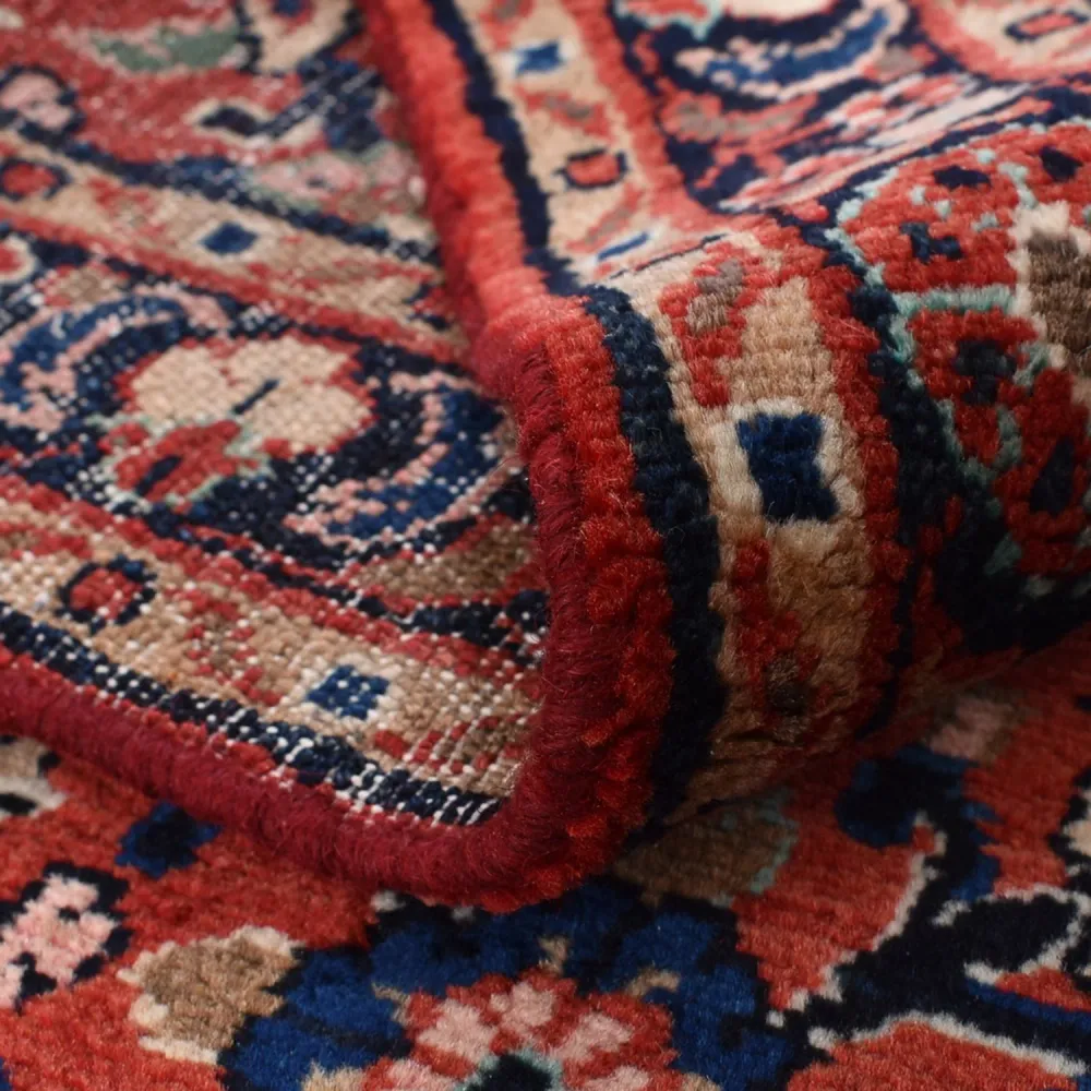 Corredor Tapete Persa - Nomadic - 412 x 89 cm - vermelho