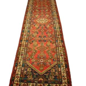 Corredor Tapete Persa - Nomadic - 426 x 107 cm - laranja