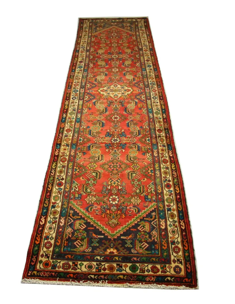 Corredor Tapete Persa - Nomadic - 426 x 107 cm - laranja