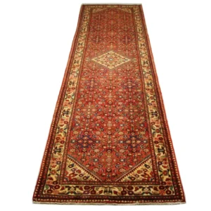Corredor Tapete Persa - Nomadic - 437 x 123 cm - vermelho