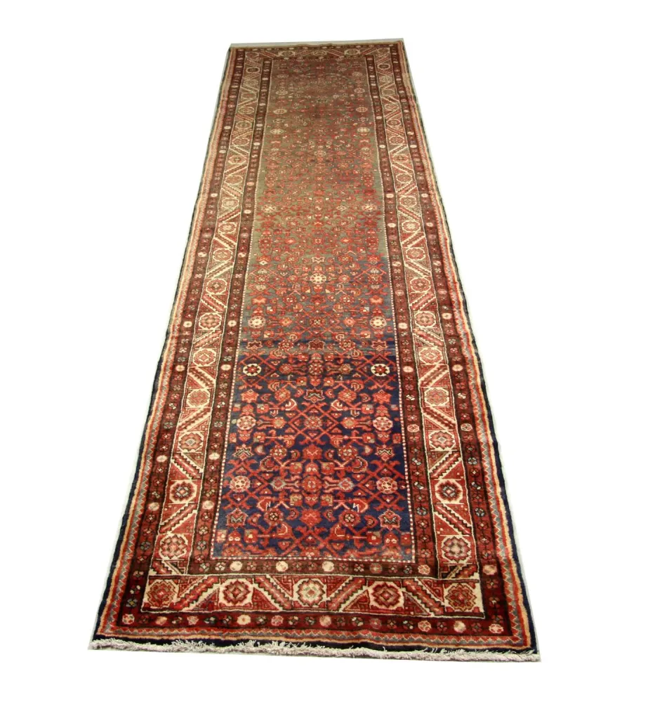 Corredor Tapete Persa - Nomadic - 440 x 114 cm - vermelho