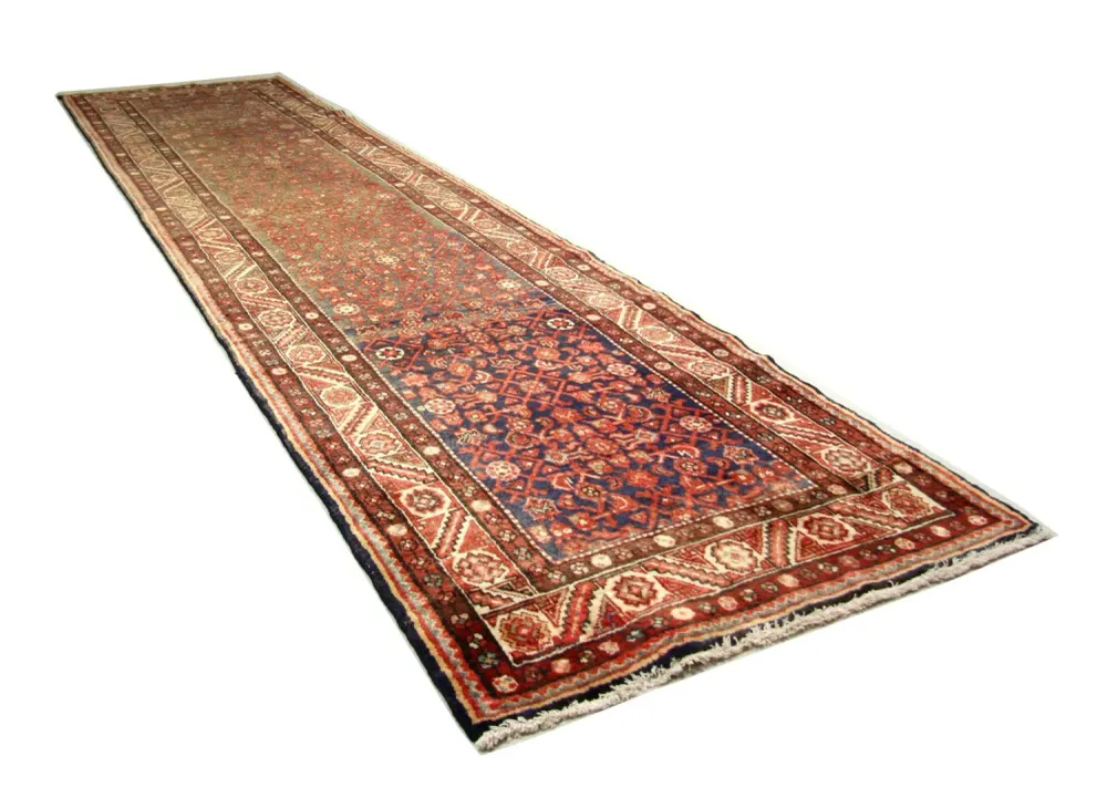 Corredor Tapete Persa - Nomadic - 440 x 114 cm - vermelho