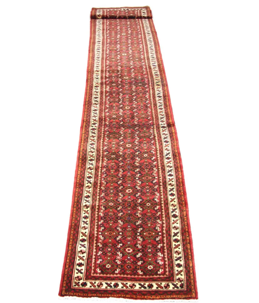 Corredor Tapete Persa - Nomadic - 470 x 93 cm - vermelho
