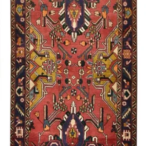 Corredor Tapete Persa - Tabriz - 338 x 112 cm - vermelho
