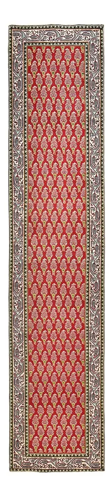 Corredor Tapete Persa - Tabriz - 373 x 80 cm - ferrugem