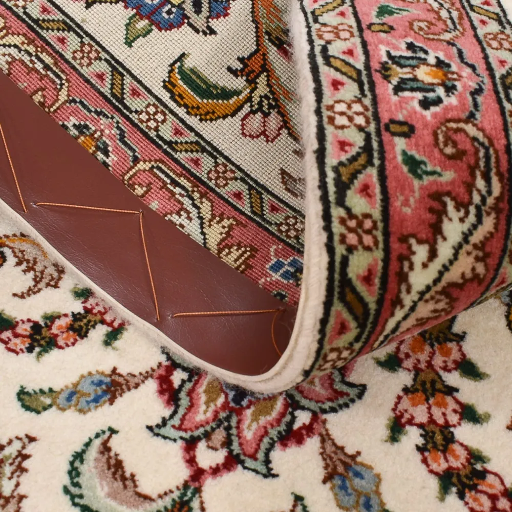 Corredor Tapete Persa - Tabriz - Royal - 295 x 72 cm - areia