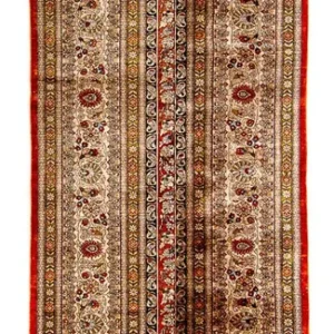 Corredor Tapete de seda - China Seda - 272 x 71 cm - vermelho
