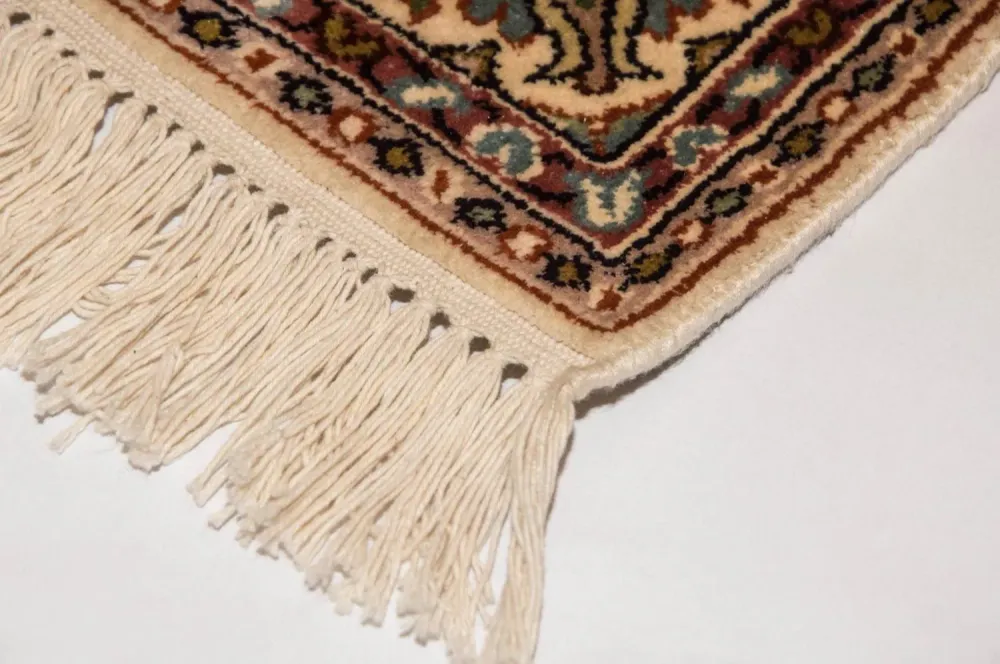 Corredor Tapete de seda - Kashmir Silk - 190 x 77 cm - bege