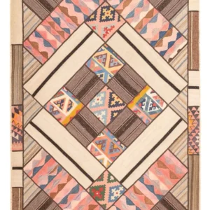 Corredor Tapete de trabalho em patchwork - 230 x 160 cm - multicolorido