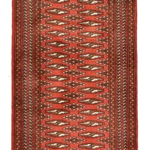 Corredor Tapete turquaman - 197 x 60 cm - vermelho