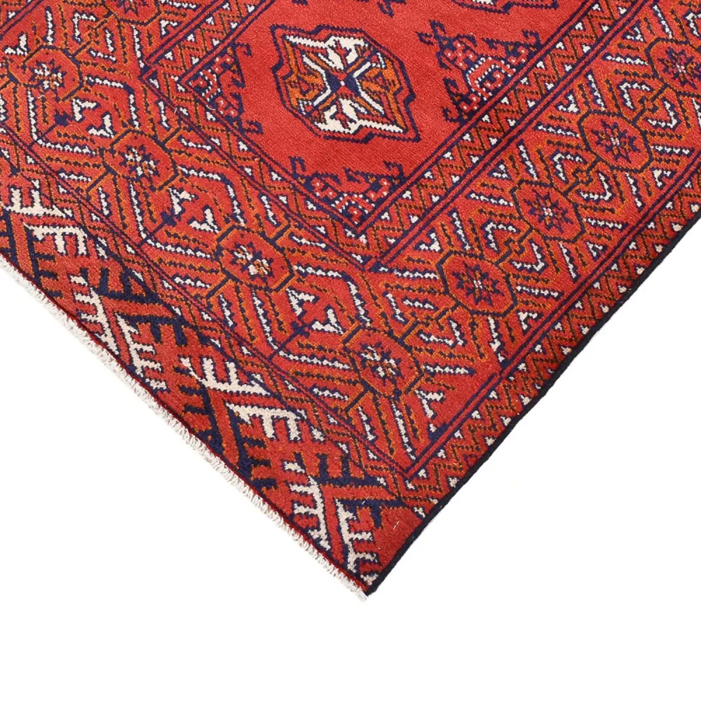 Corredor Tapete turquaman - 277 x 75 cm - vermelho