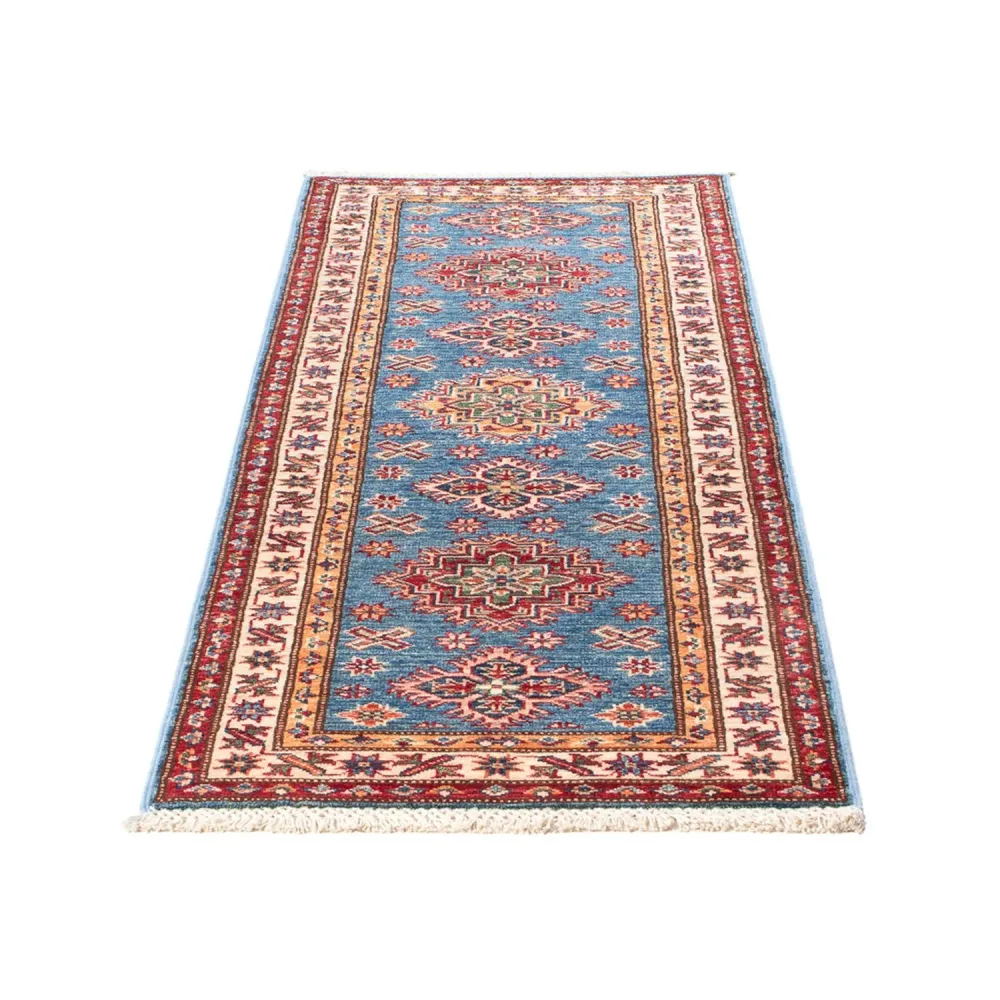Corredor Tapete Ziegler - Kazak - 179 x 59 cm - azul
