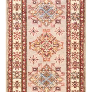 Corredor Tapete Ziegler - Kazak - 181 x 56 cm - bege