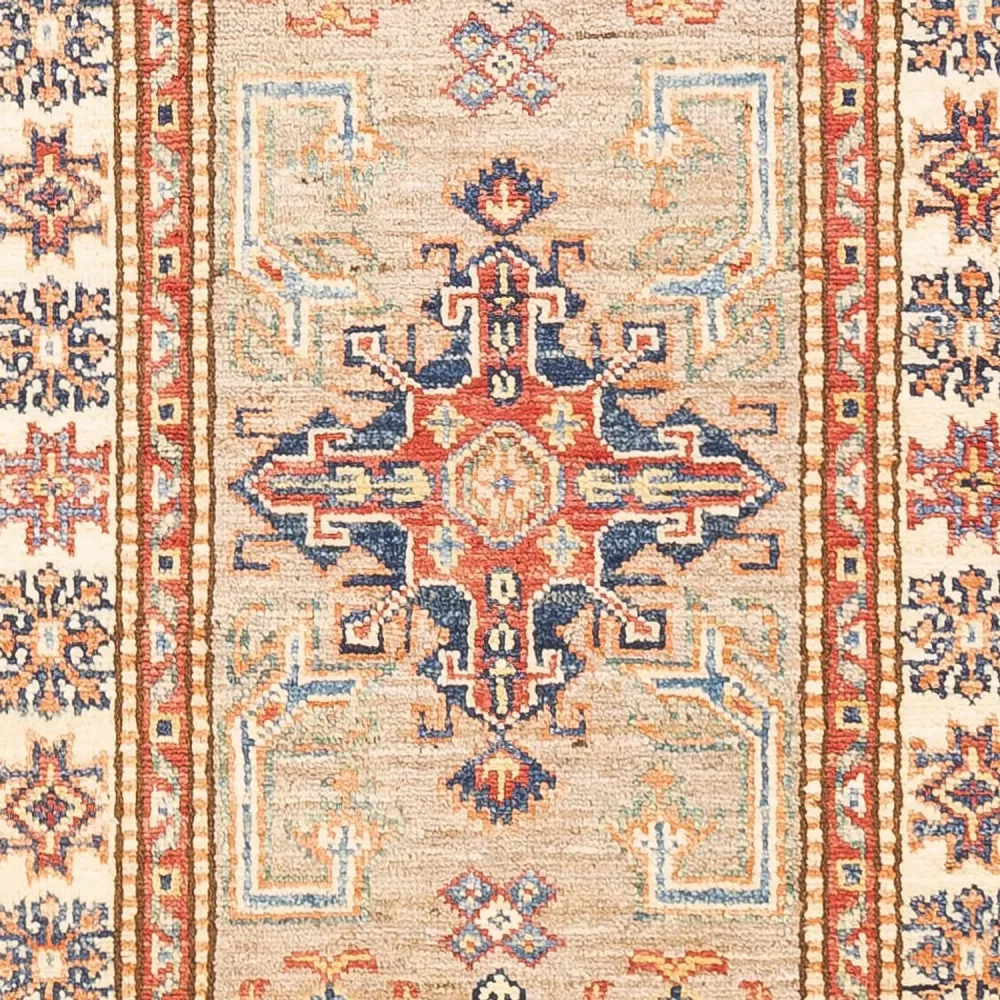 Corredor Tapete Ziegler - Kazak - 187 x 56 cm - bege