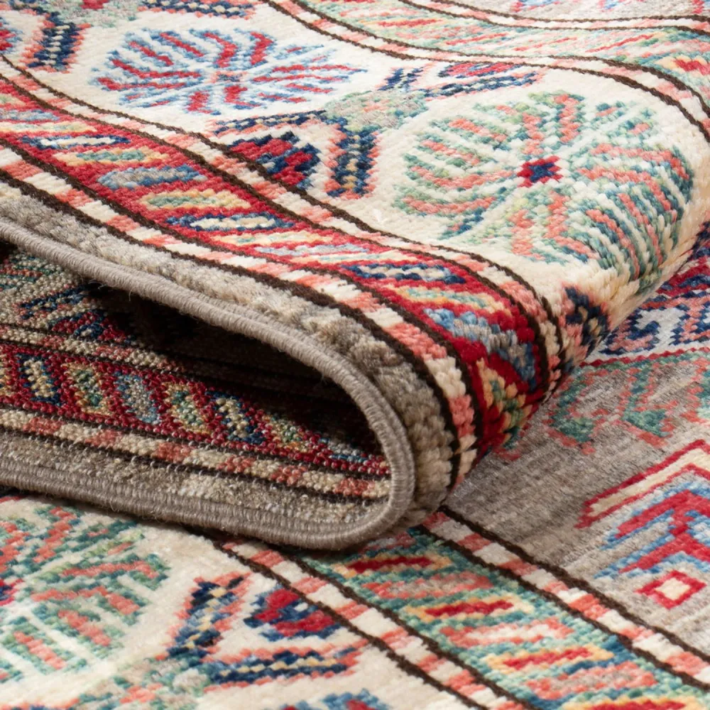Corredor Tapete Ziegler - Kazak - 194 x 74 cm - bege
