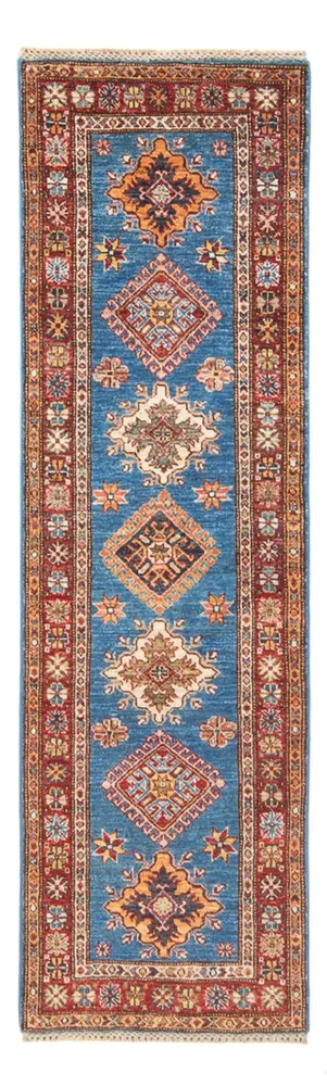 Corredor Tapete Ziegler - Kazak - 205 x 63 cm - azul