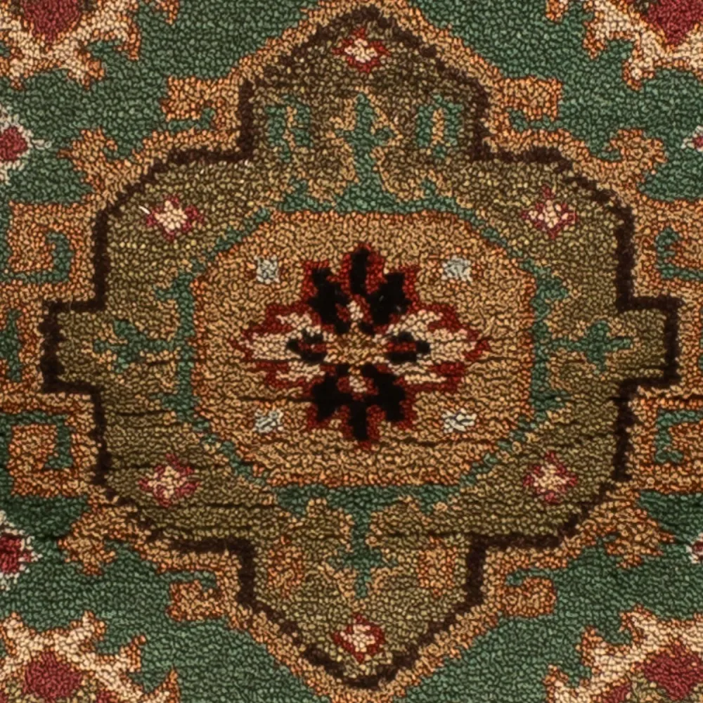 Corredor Tapete Ziegler - Kazak - 205 x 62 cm - verde