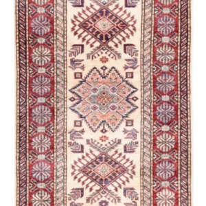 Corredor Tapete Ziegler - Kazak - 207 x 74 cm - bege