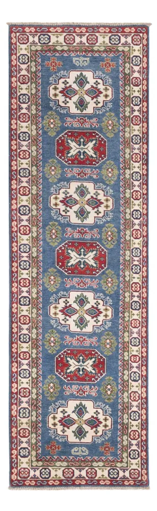 Corredor Tapete Ziegler - Kazak - 281 x 80 cm - azul