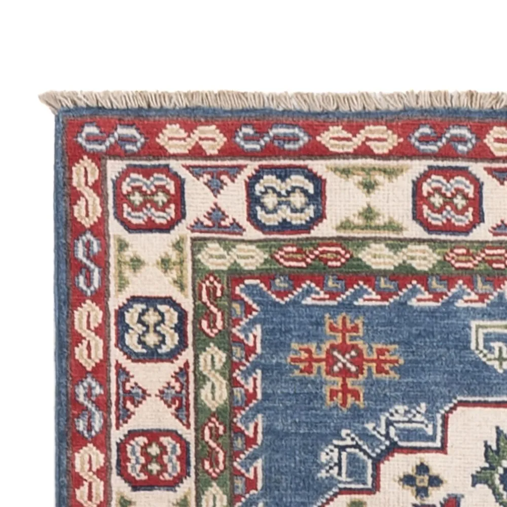 Corredor Tapete Ziegler - Kazak - 281 x 80 cm - azul