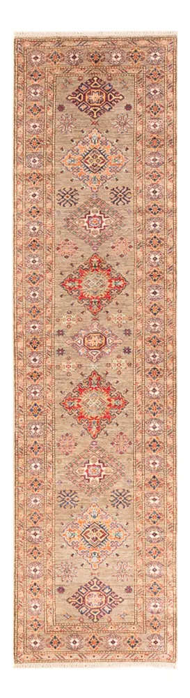 Corredor Tapete Ziegler - Kazak - 293 x 76 cm - bege escuro