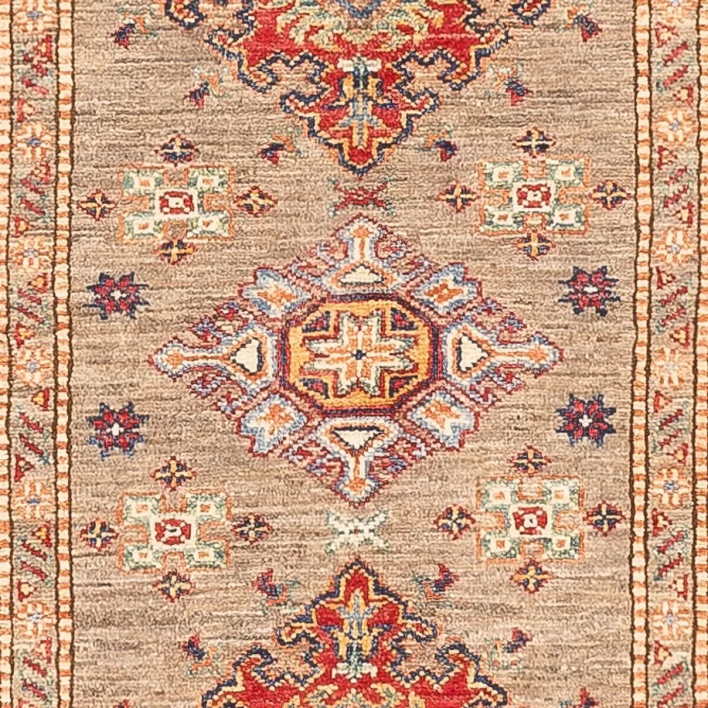 Corredor Tapete Ziegler - Kazak - 293 x 76 cm - bege escuro