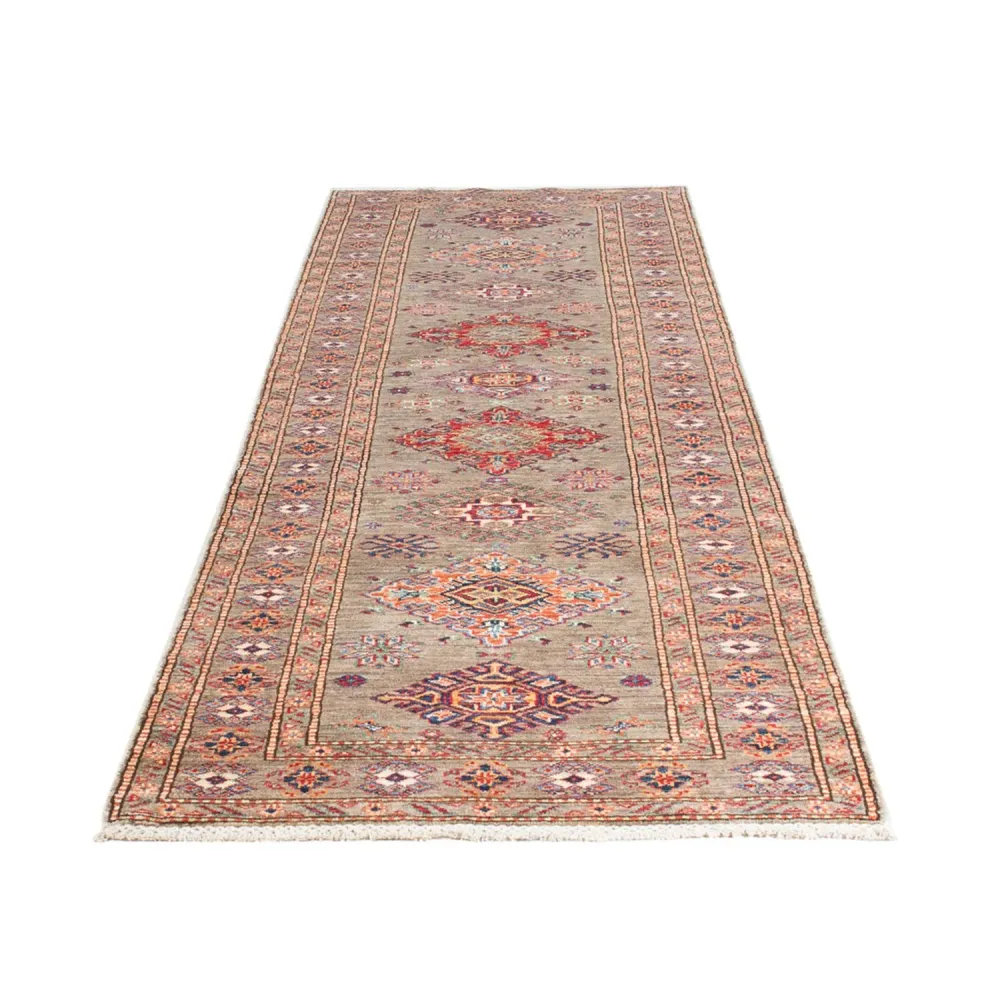 Corredor Tapete Ziegler - Kazak - 293 x 76 cm - bege escuro