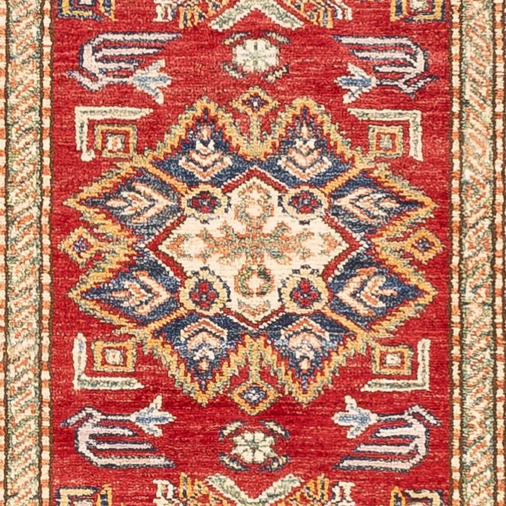 Corredor Tapete Ziegler - Kazak - 293 x 81 cm - vermelho