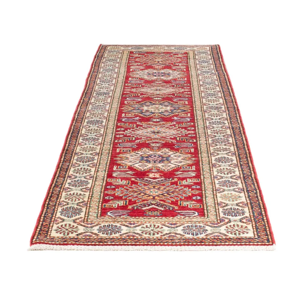 Corredor Tapete Ziegler - Kazak - 293 x 81 cm - vermelho